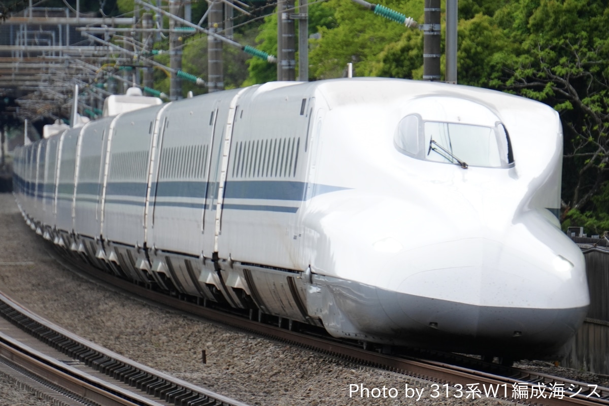 JR東海 鳥飼車両基地 N700A系 G12編成