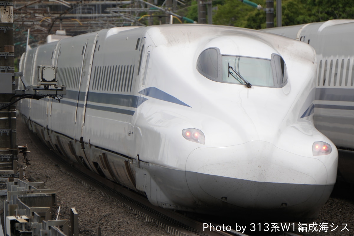 JR東海 鳥飼車両基地 N700S系 J6編成