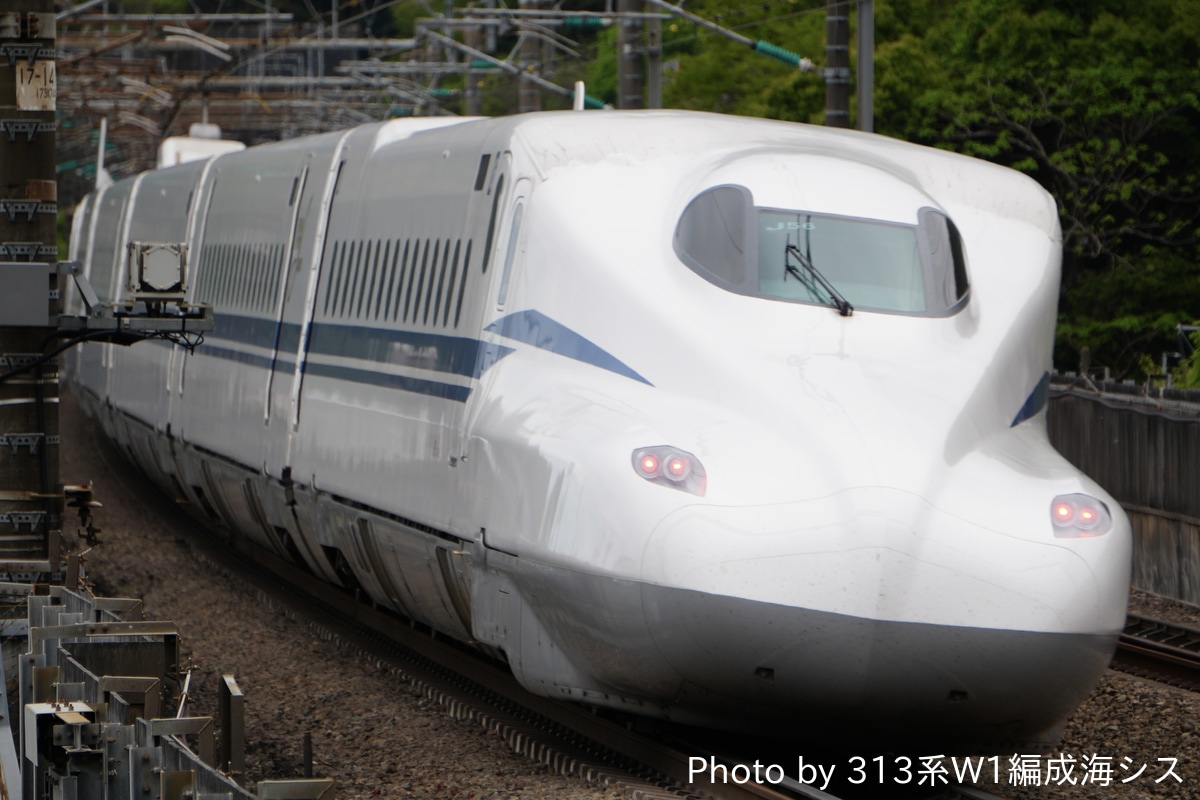 JR東海 鳥飼車両基地 N700S系 J56編成