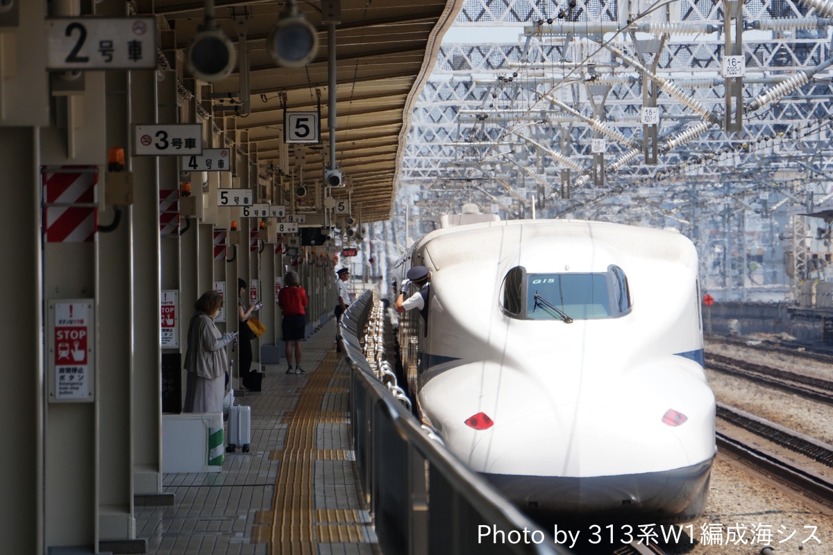 JR東海 大井車両基地 N700A系 G15編成