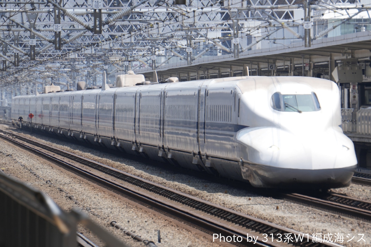 JR東海 大井車両基地 N700A系 X67編成