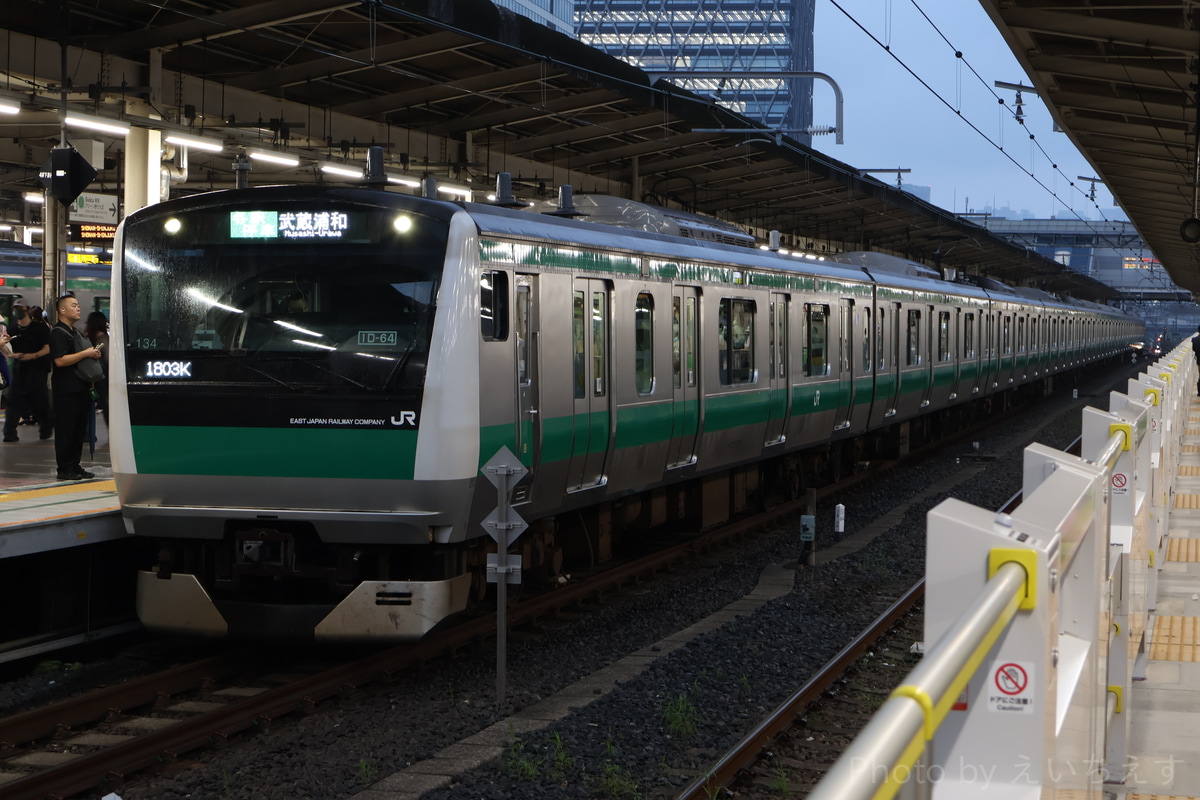 JR東日本 川越車両センター E233系 ハエ134編成