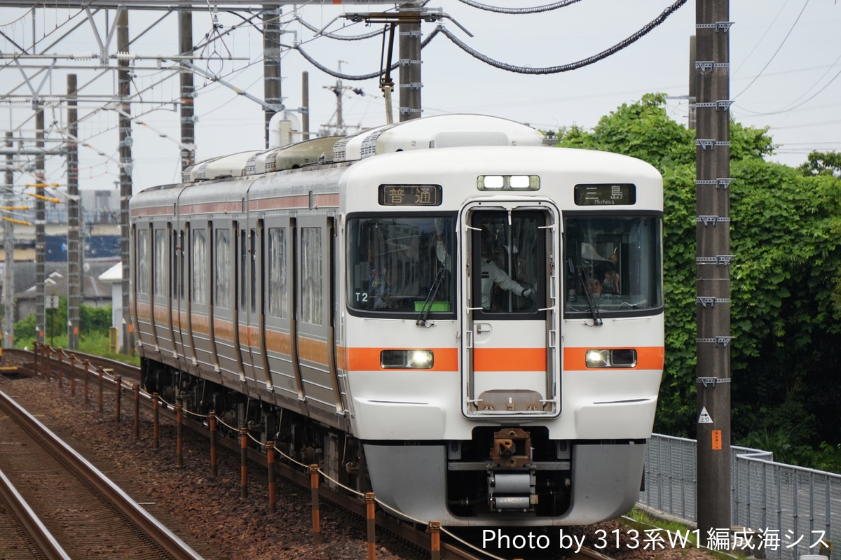 JR東海 静岡車両区 313系 シスT2編成