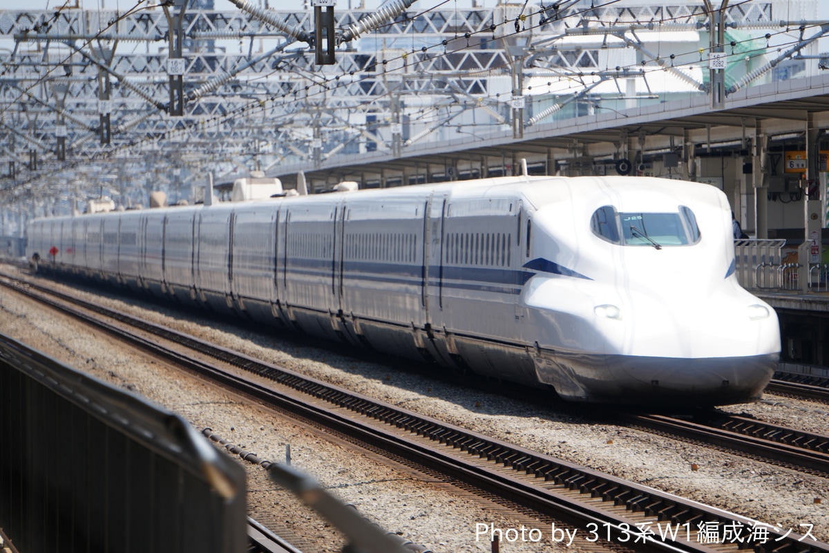 JR東海 大井車両基地 N700S系 J25編成