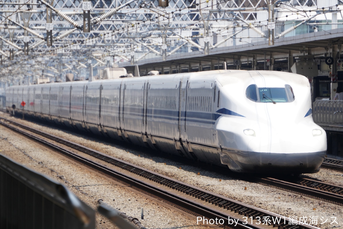 JR東海 鳥飼車両基地 N700S系 J6編成