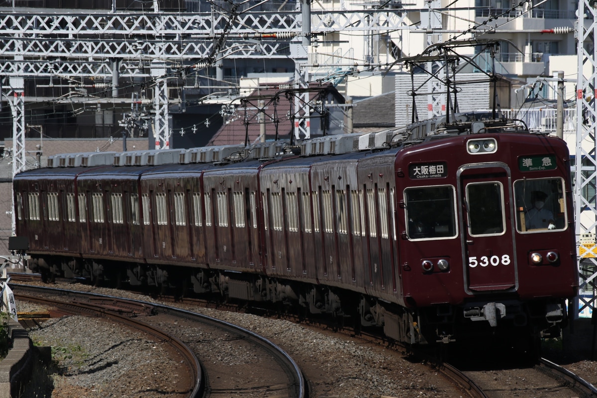 阪急電鉄 正雀車庫 5300系 5308F