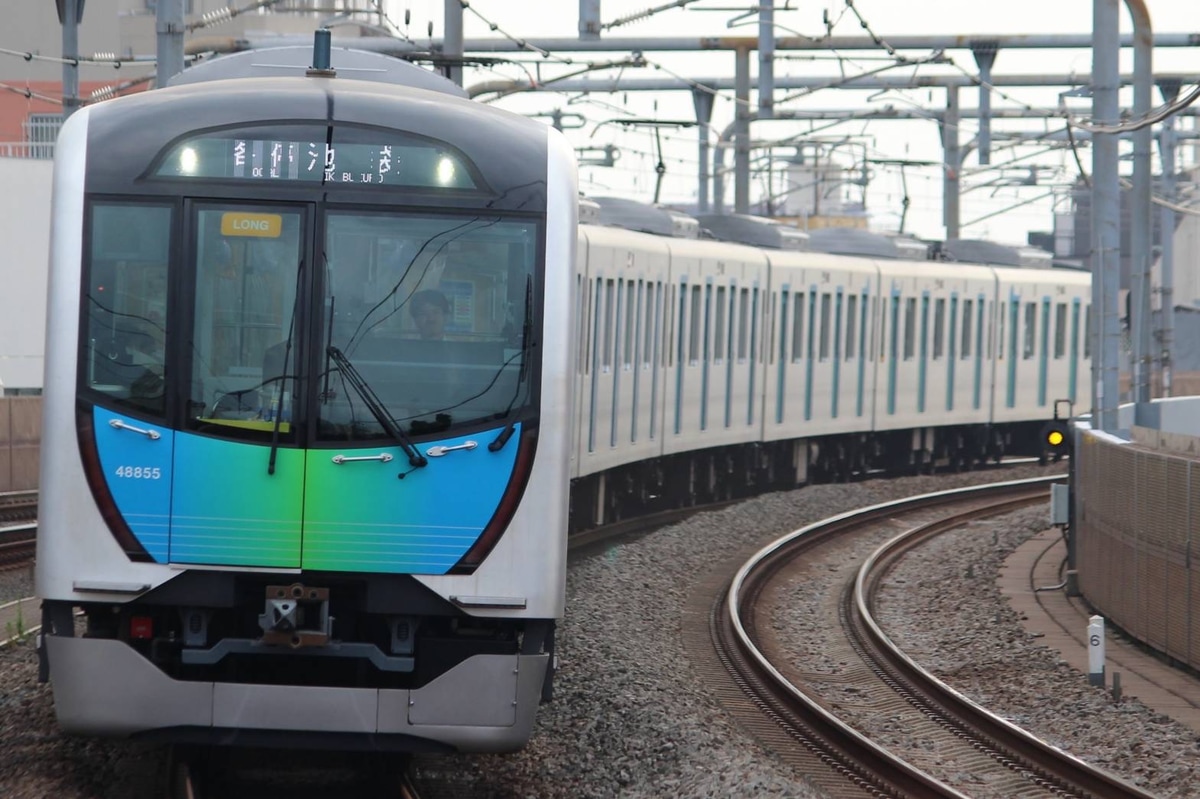 西武鉄道 小手指車両基地 40000系  48155F