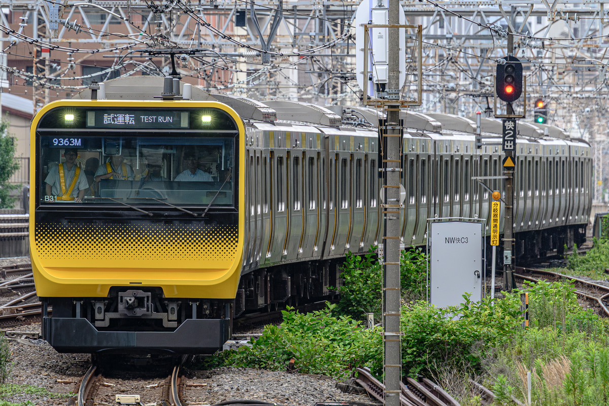 JR東日本 三鷹車両センター E235系 ミツB31編成