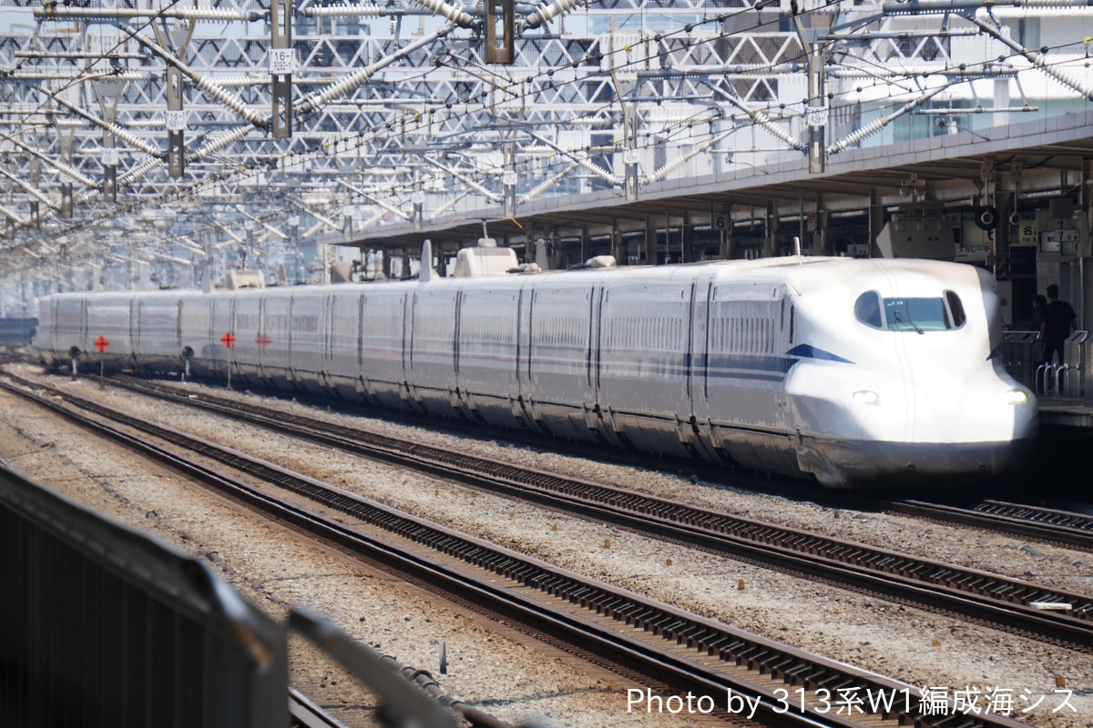 JR東海 鳥飼車両基地 N700S系 J8編成