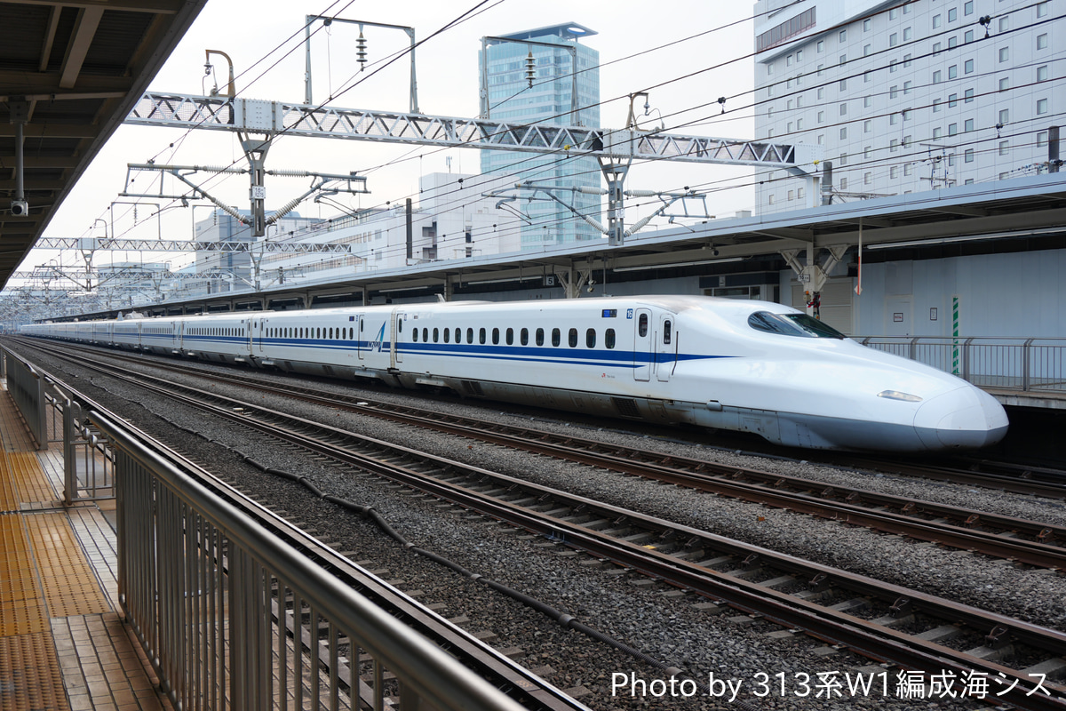 JR東海 鳥飼車両基地 N700A系 G44編成