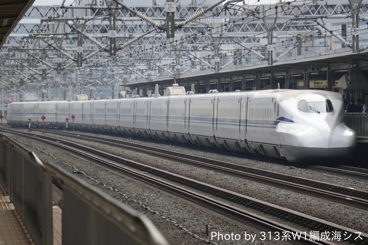 JR東海 鳥飼車両基地 N700S系 J4編成