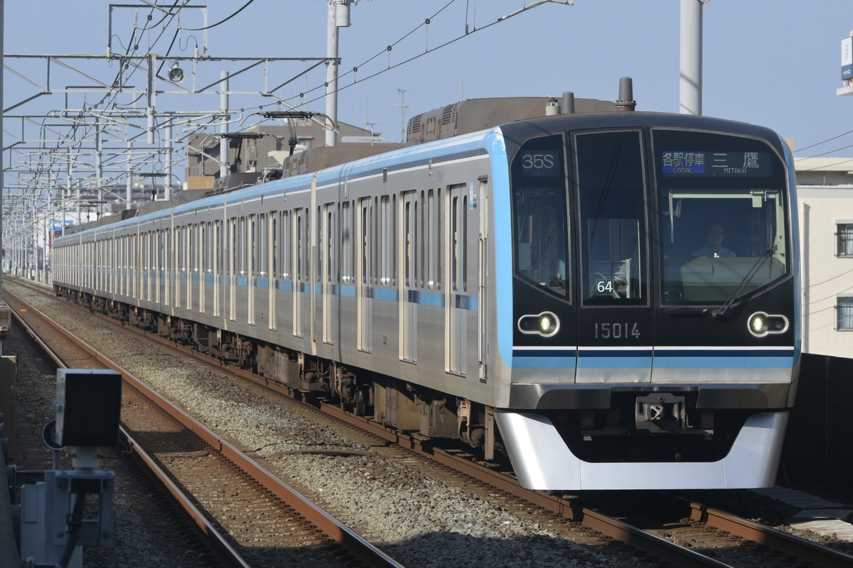 東京メトロ 深川検車区 15000系 15014F