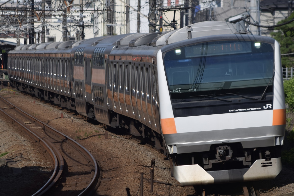 JR東日本 豊田車両ベース E233系 トタH57編成