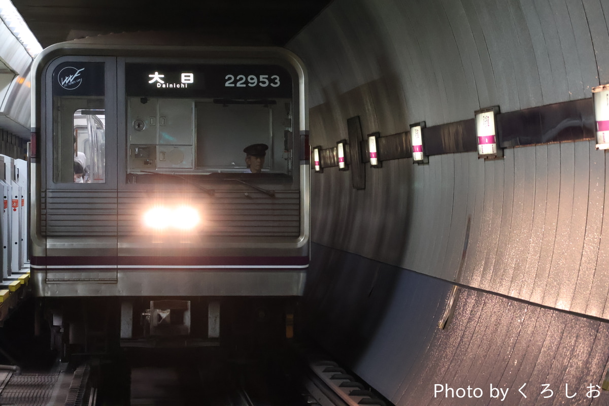 大阪市高速電気軌道 大日検車場 22系 22653F