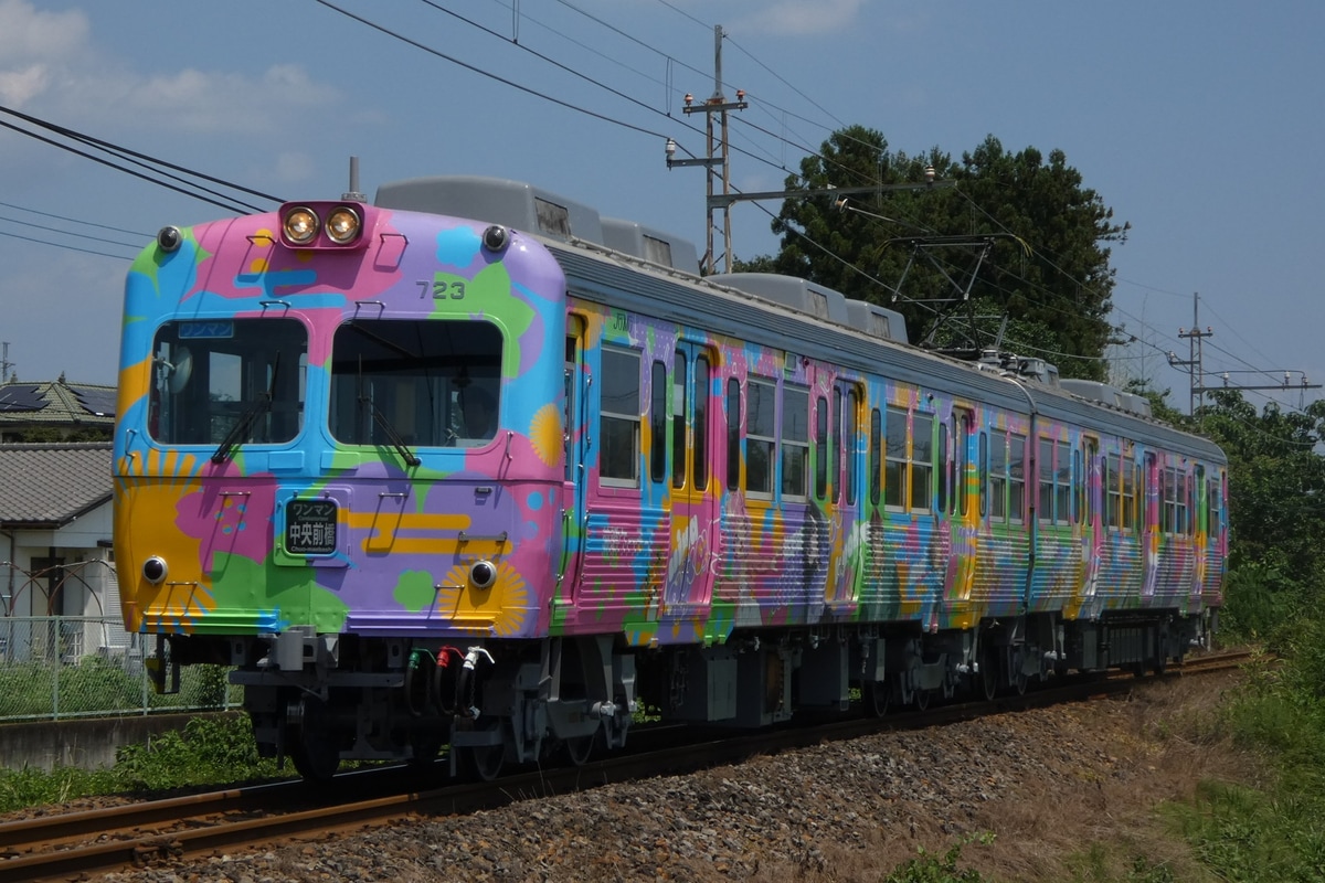 上毛電気鉄道 大胡車両区 700形 723