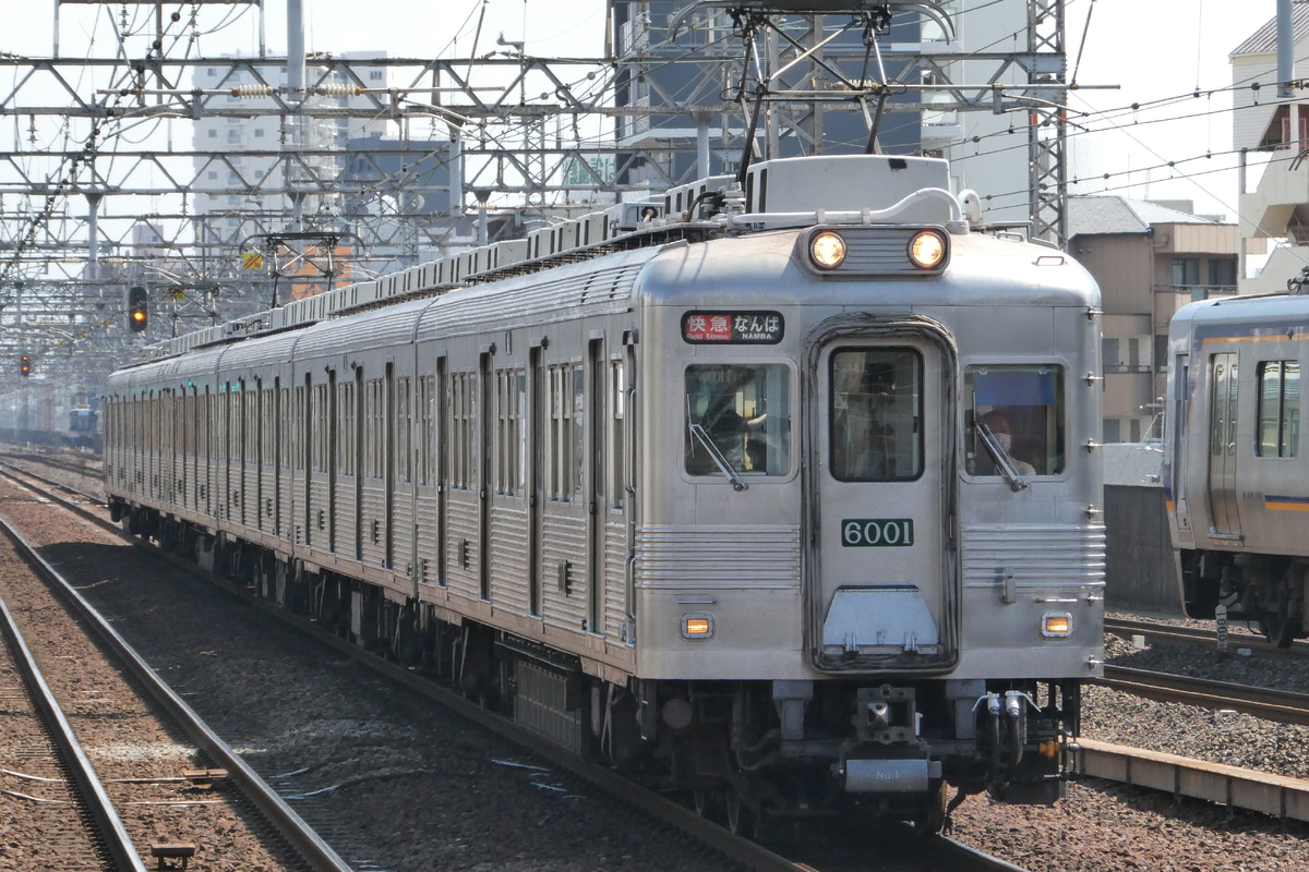 南海電気鉄道 小原田検車区 6000系 6001F