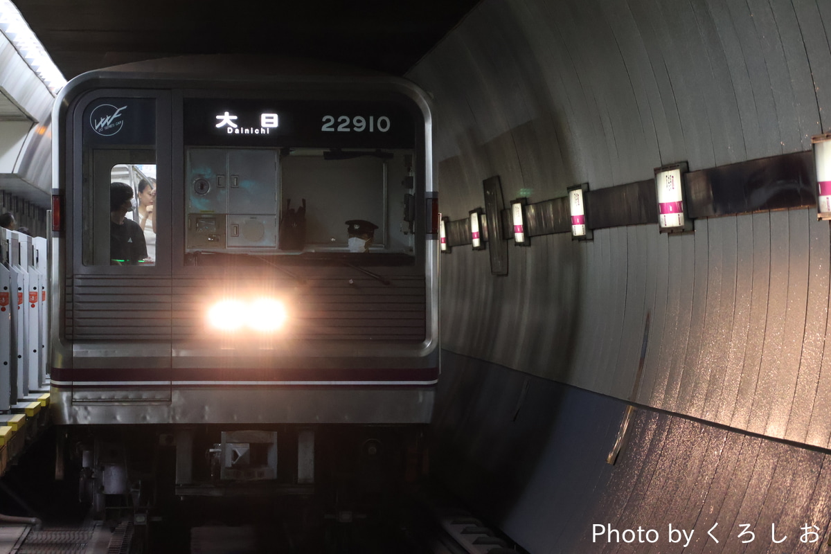 大阪市高速電気軌道 大日検車場 22系 22610F