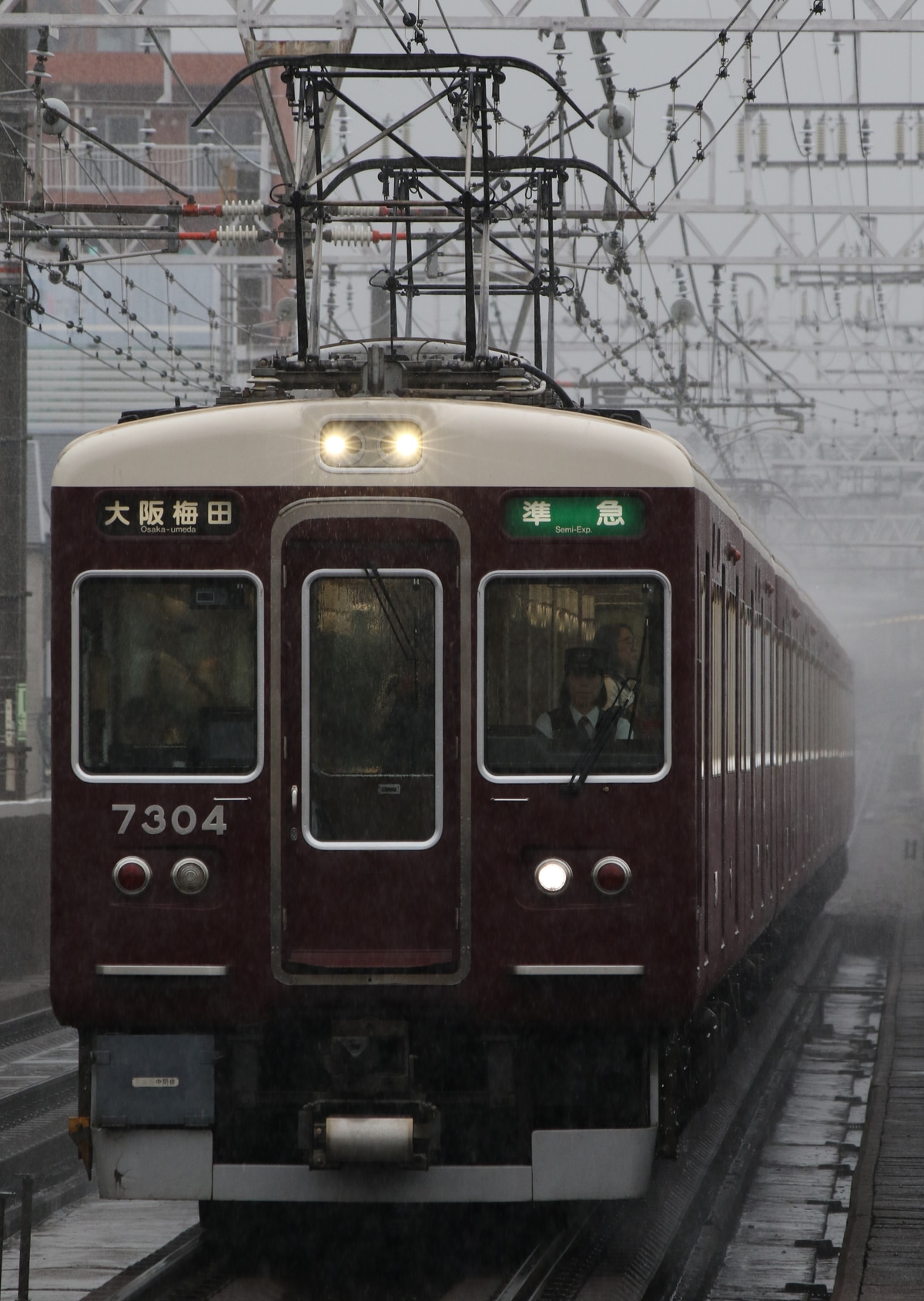 阪急電鉄 正雀車庫 7300系 7304F