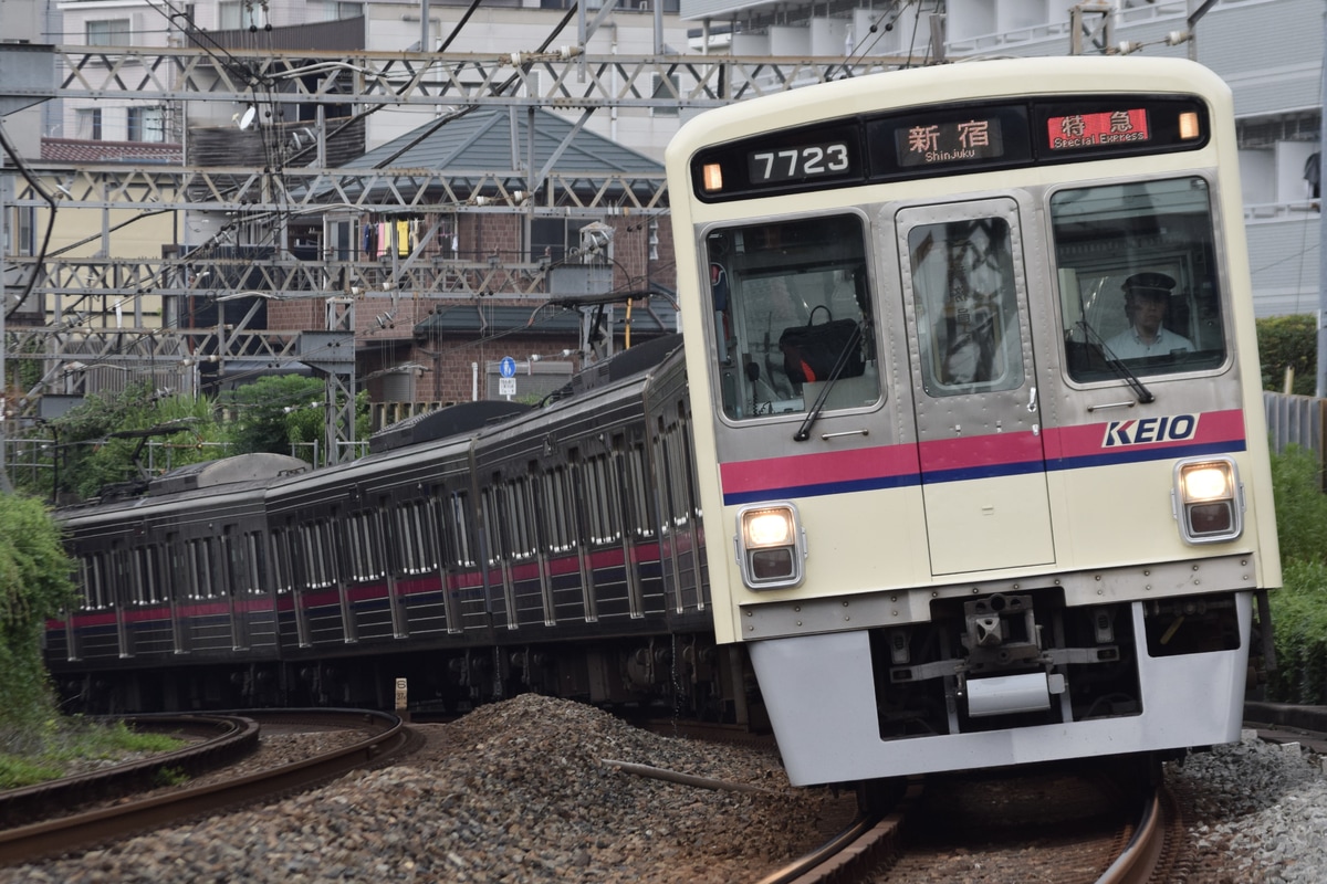 京王電鉄 若葉台検車区 7000系 7723F