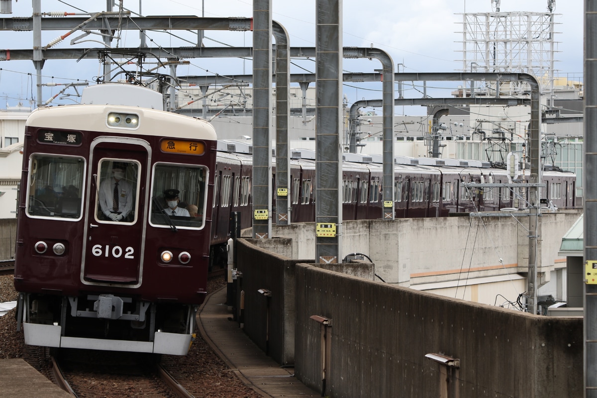 能勢電鉄 平井車庫 6000系 6002F
