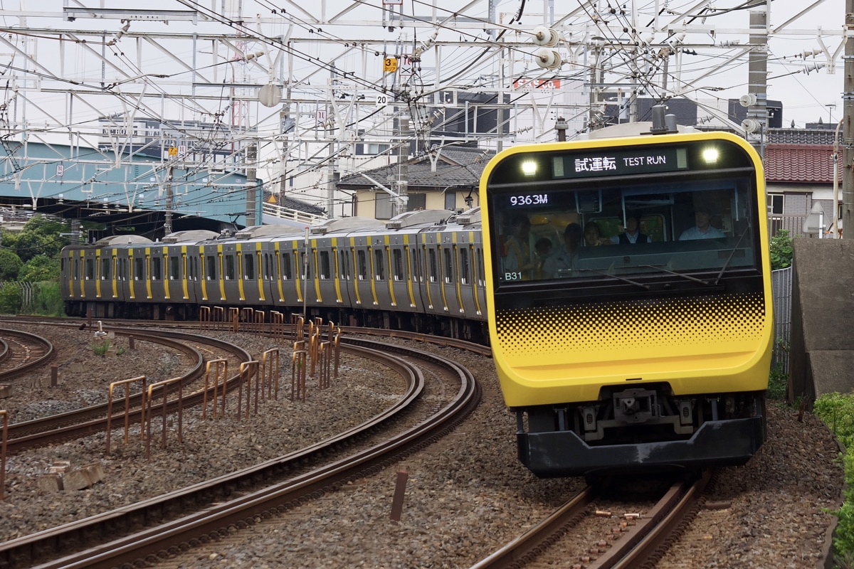 JR東日本 三鷹車両センター E235系 ミツB31編成
