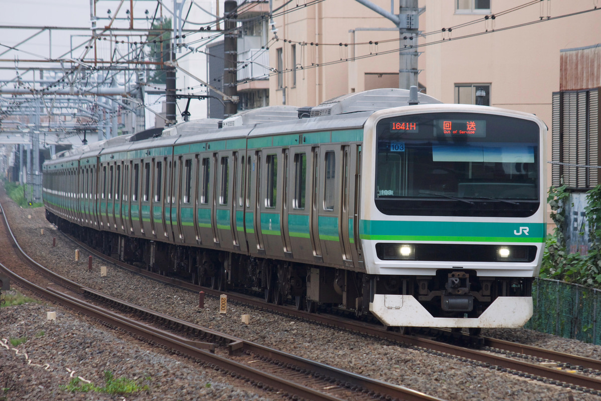 JR東日本 松戸車両センター本区 E231系 マト103編成