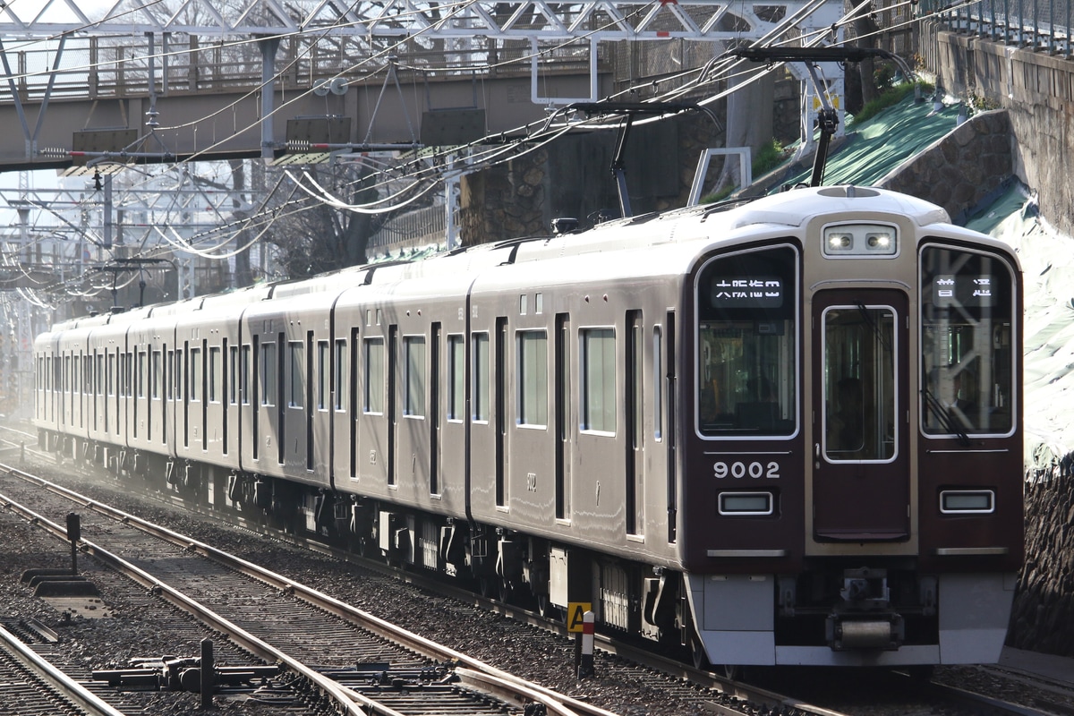 阪急電鉄 西宮車庫 9000系 9002F