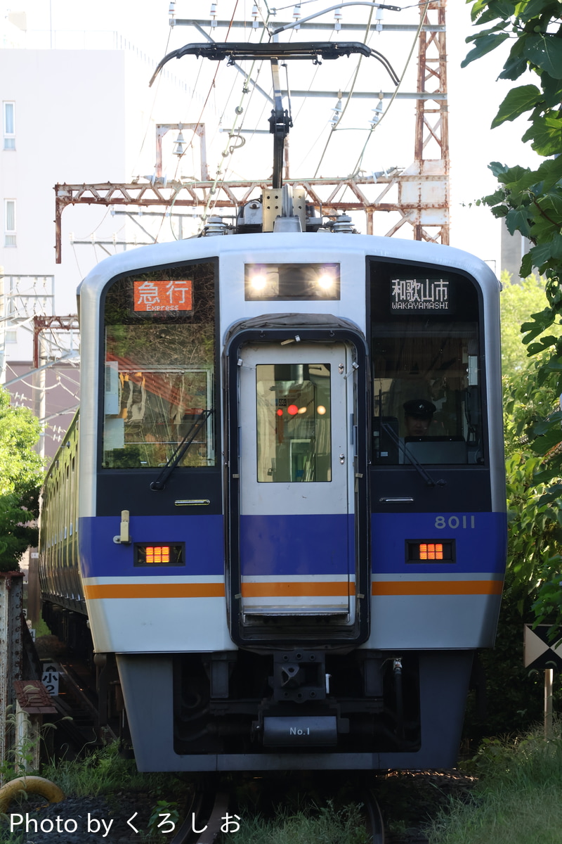 南海電気鉄道 住ノ江検車区 8000系 8011F