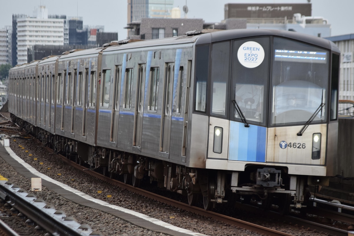 横浜市交通局 上永谷検車区 4000形 4621F