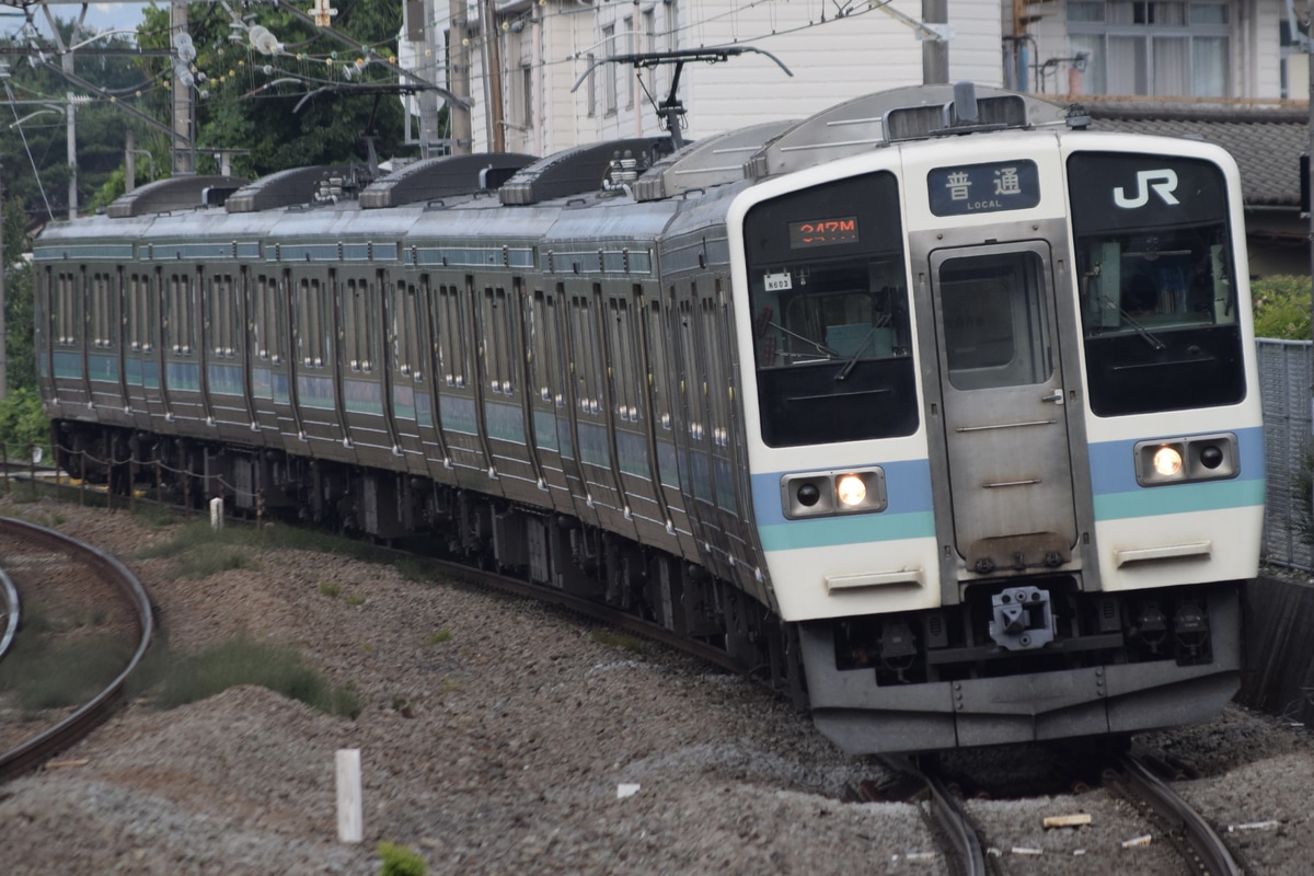 JR東日本 長野総合車両ベース 211系 ナノN603編成