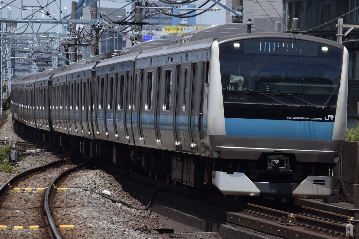 JR東日本 さいたま車両ベース E233系 サイ166編成
