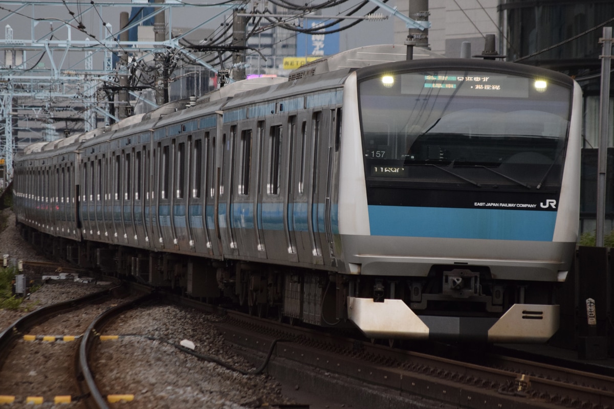 JR東日本 さいたま車両ベース E233系 サイ157編成