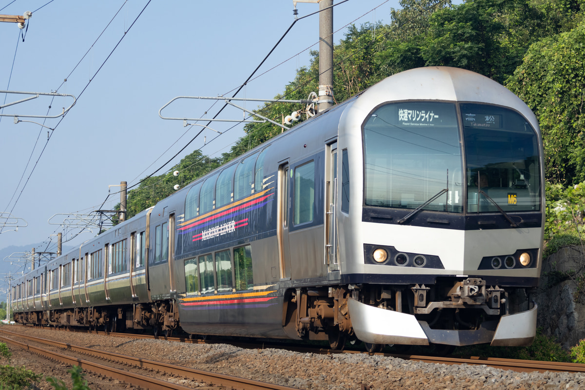 JR四国 高松運転所 5000系 M6編成