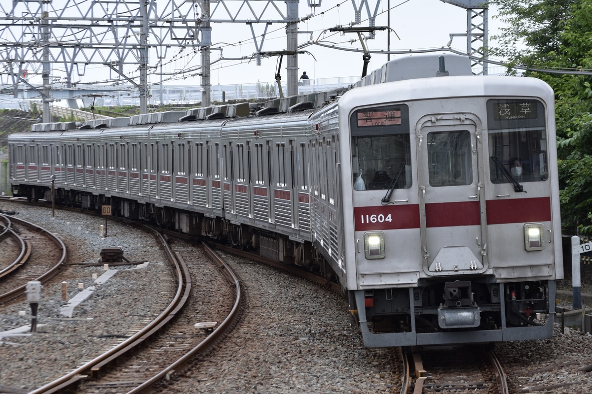 東武鉄道 南栗橋車両管区 10000系 11604F