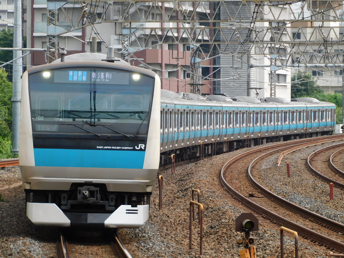 JR東日本 さいたま車両センター E233系 1332B、サイ102編成、1002