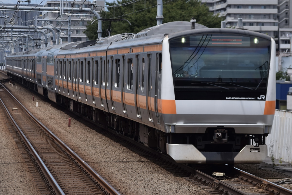 JR東日本 豊田車両ベース E233系 トタT38編成