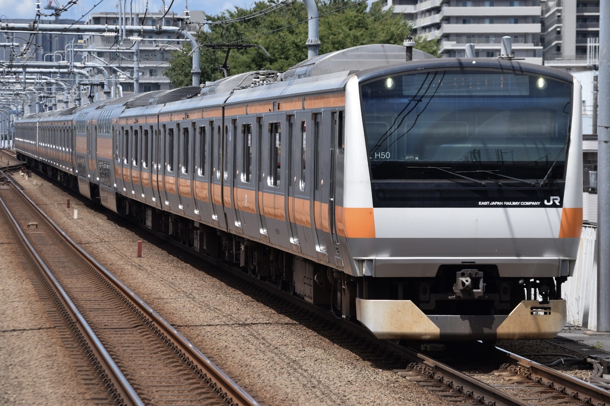 JR東日本 豊田車両ベース E233系 トタH50編成