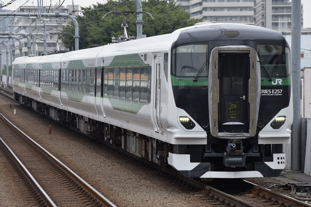 JR東日本 大宮総合車両センター東大宮センター E257系 オオOM-51編成