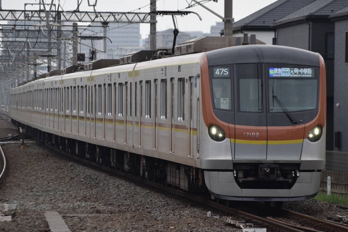 東京メトロ 元住吉検車区 17000系 17102F