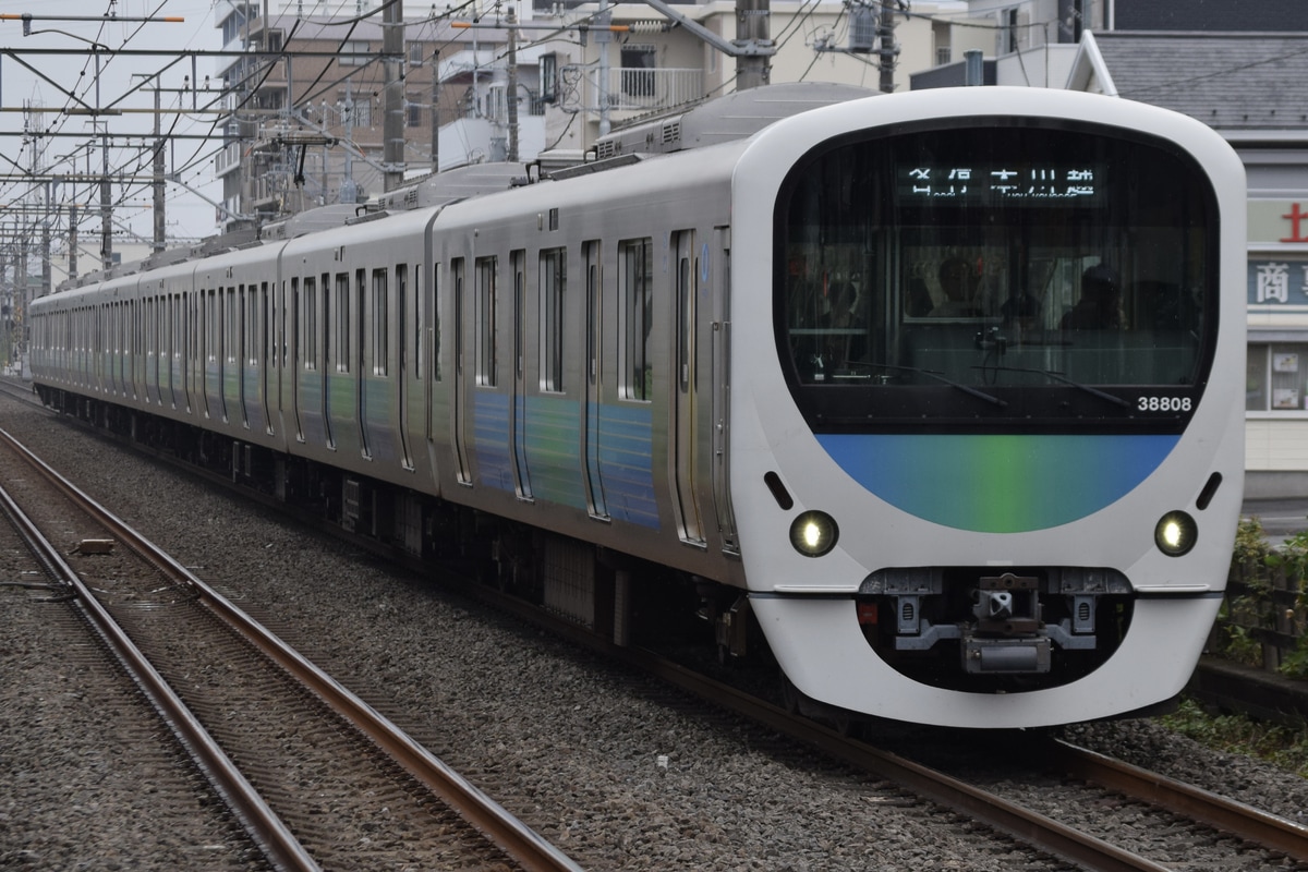 西武鉄道 玉川上水車両管理所 30000系 38108F