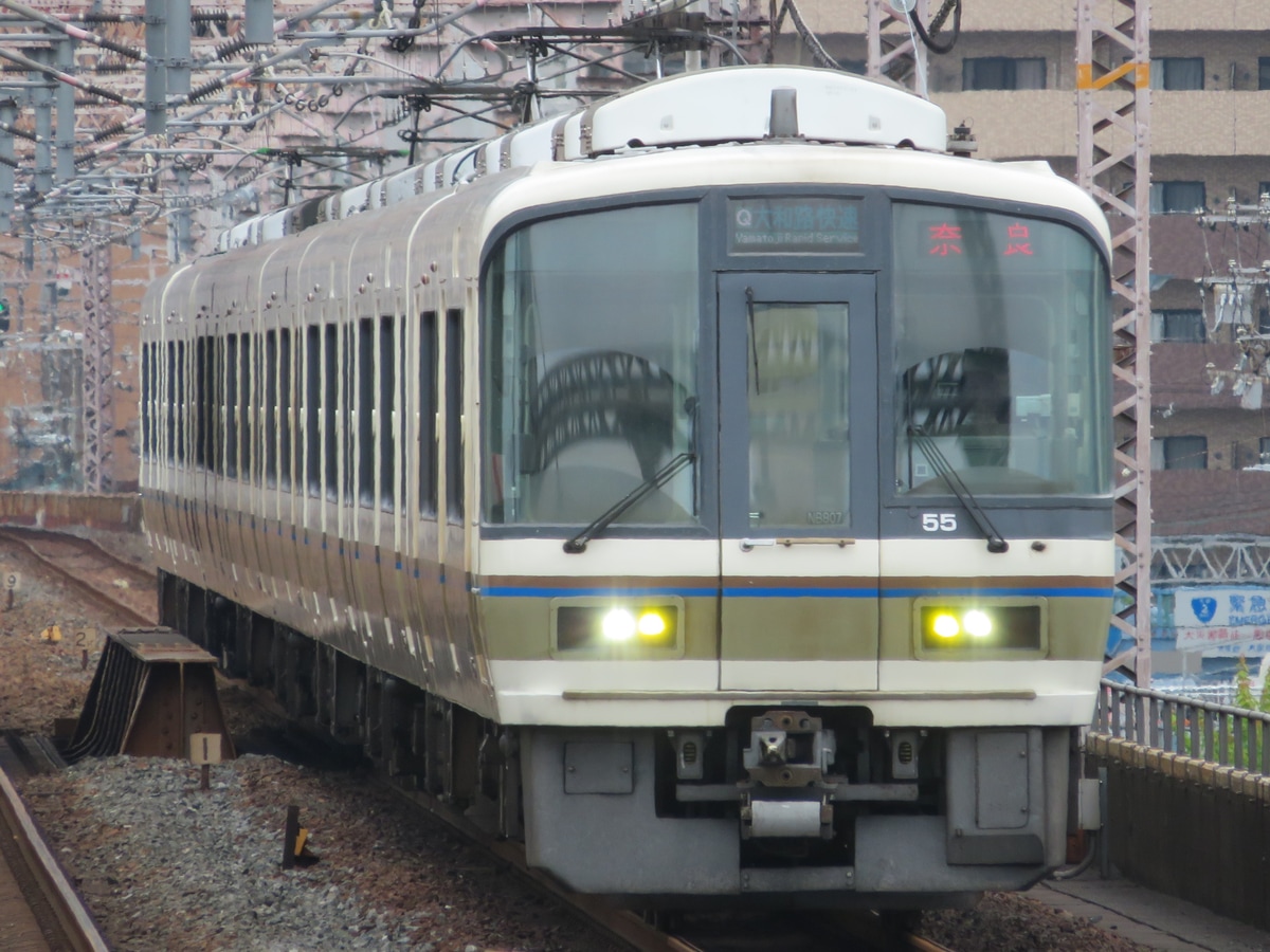 JR西日本 吹田総合車両所奈良支所 221系 NB807編成