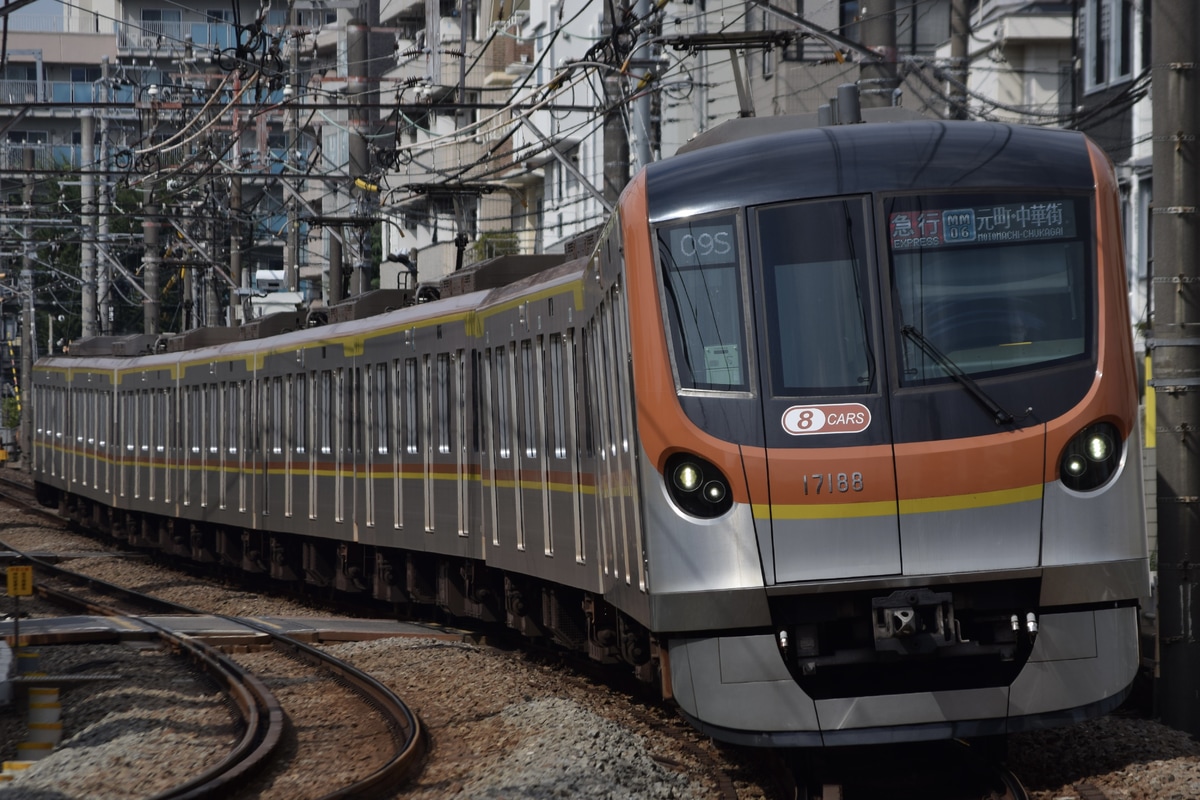 東京メトロ 和光検車区 17000系 17188F