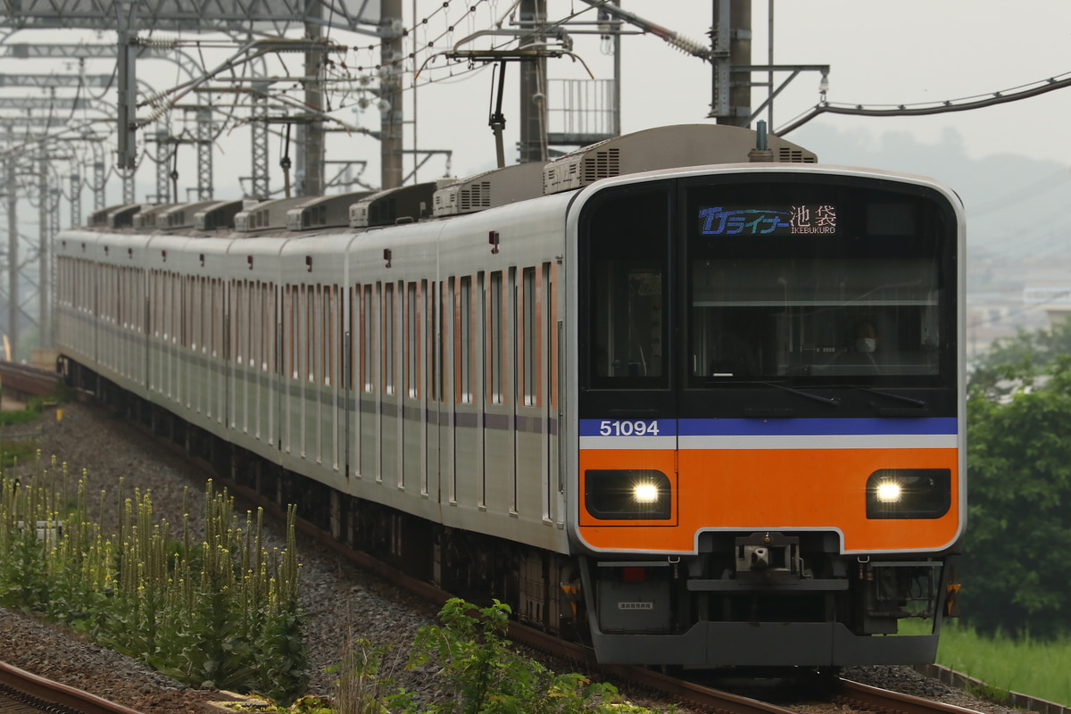 東武鉄道 森林公園検修区 50090型 51094編成