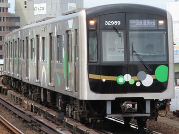 大阪市高速電気軌道 森之宮検車場 30000A系 32659F
