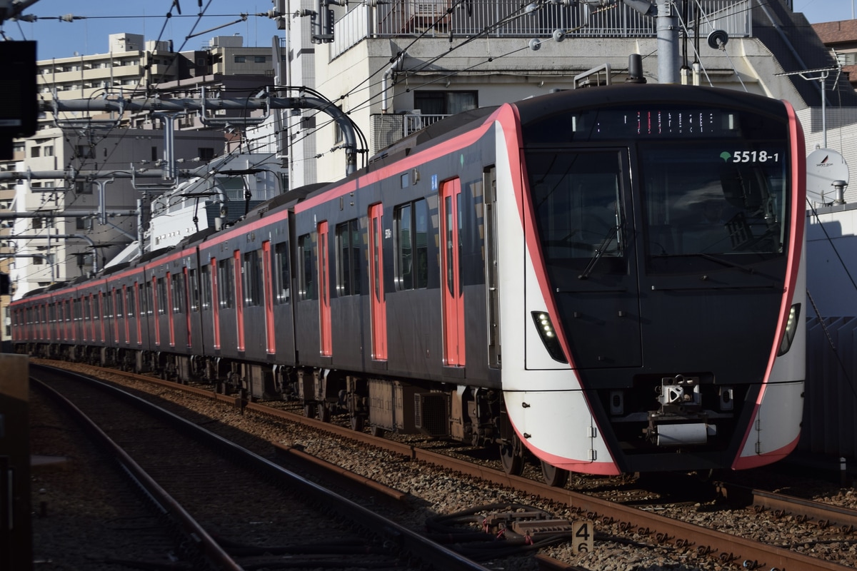 東京都交通局 馬込車両検修場 5500形 5518F