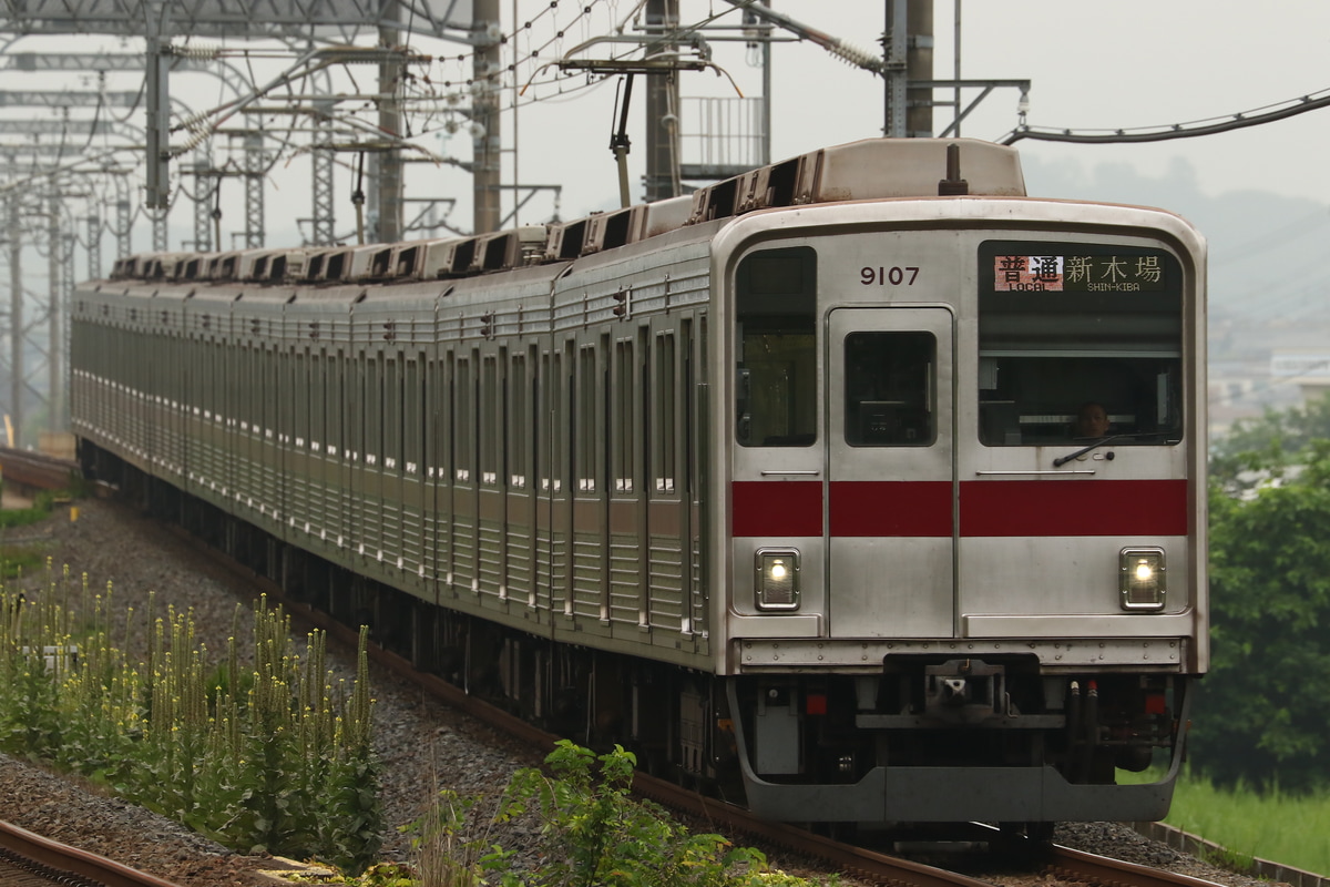 東武鉄道 森林公園検修区 9000型 9107編成