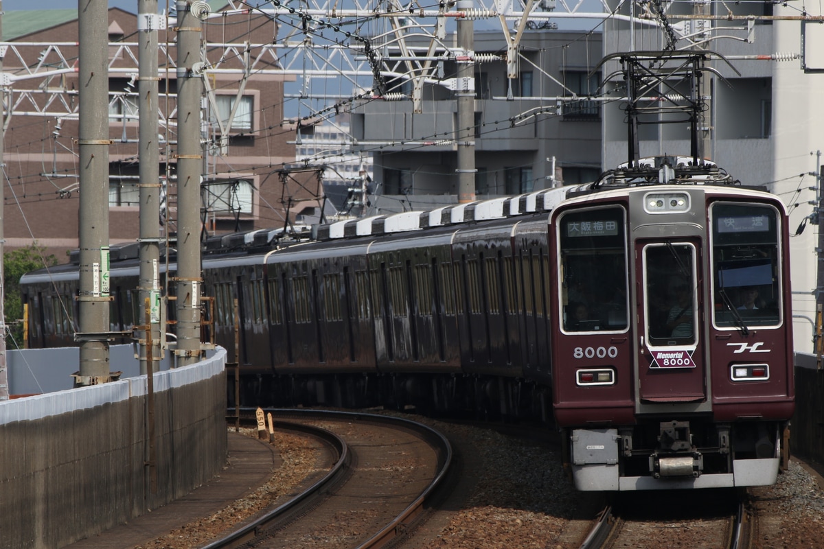 阪急電鉄 西宮車庫 8000系 8000F