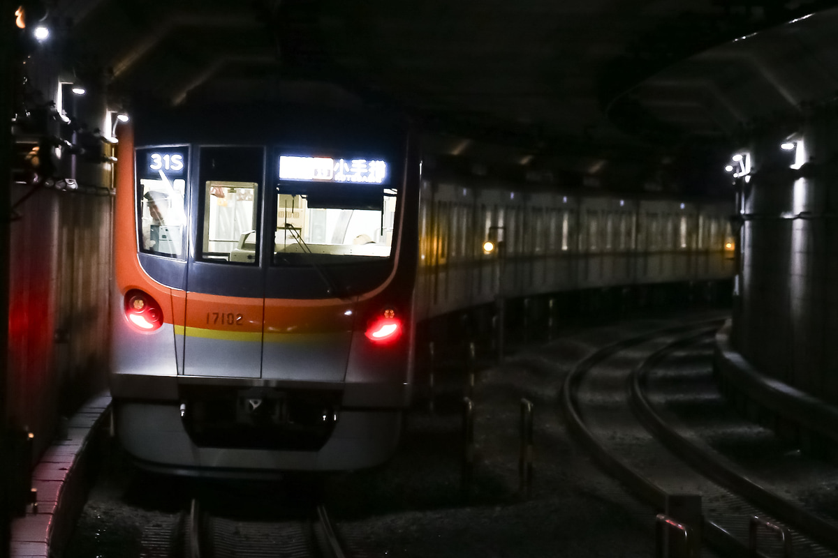 東京メトロ 和光検車区 17000系 17102f