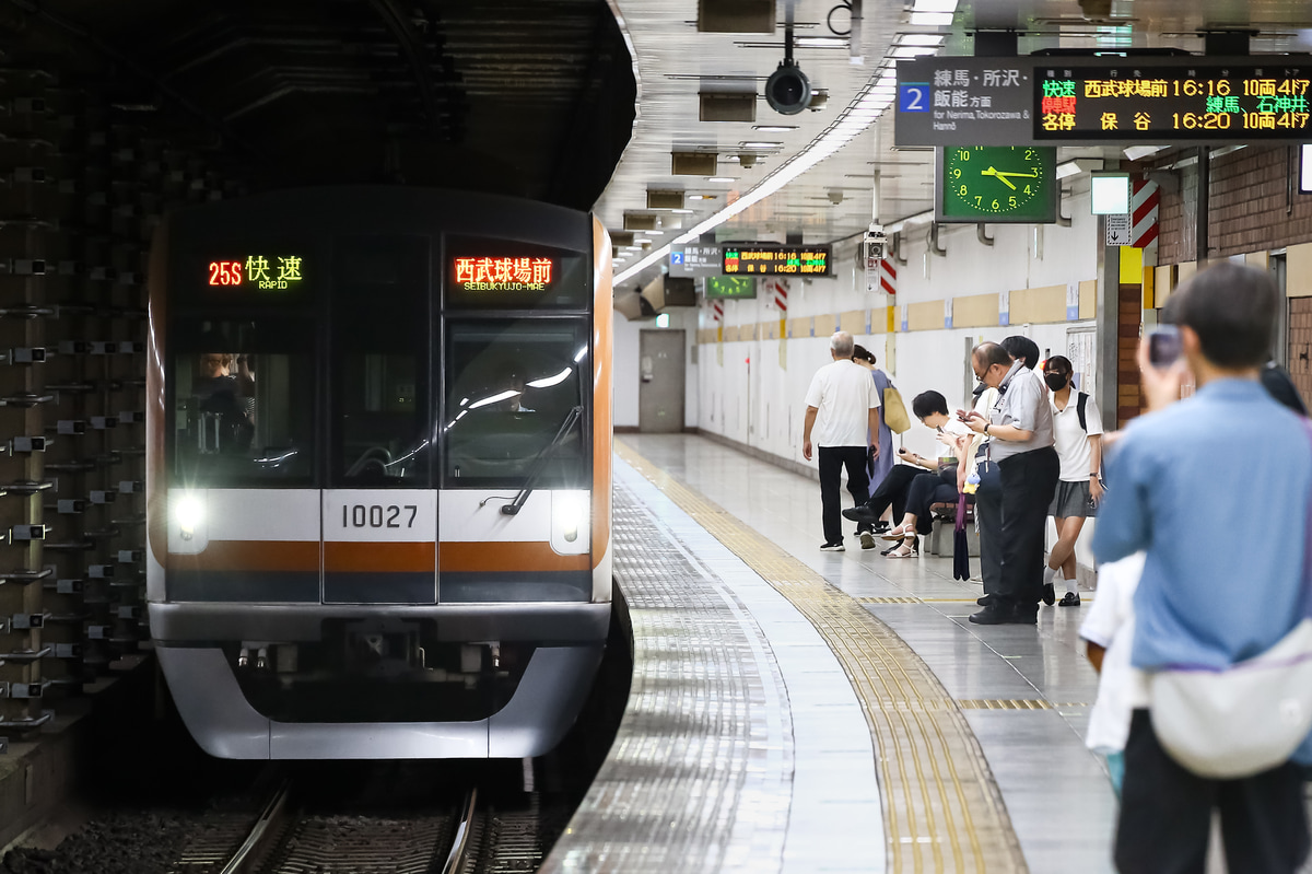 東京メトロ 和光検車区 10000系 10127f