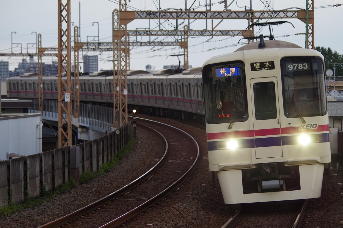京王電鉄 若葉台検車区 9000系 9733編成